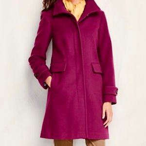 Land’s End Luxe Wool Walker Coat